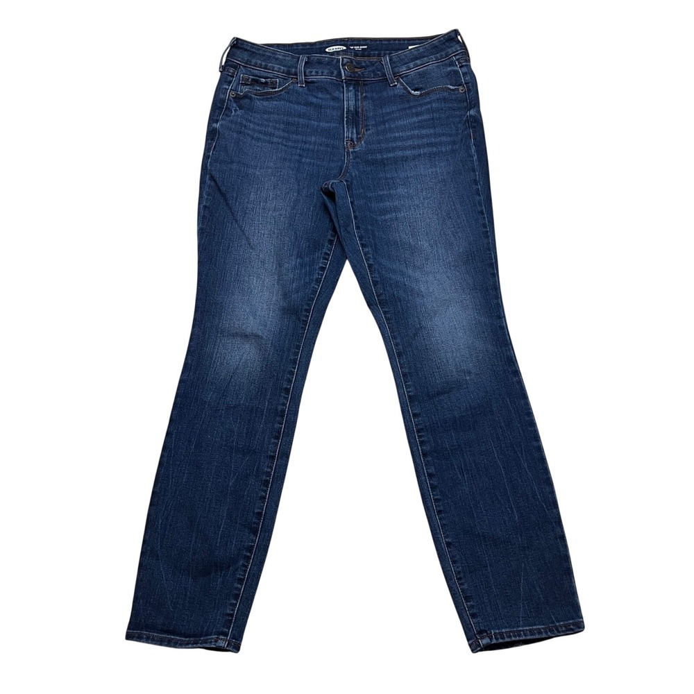 Old Navy Jeans Womens 8 Dark Pop Icon Skinny Mid-Rise Denim Nicky 2 Stretch